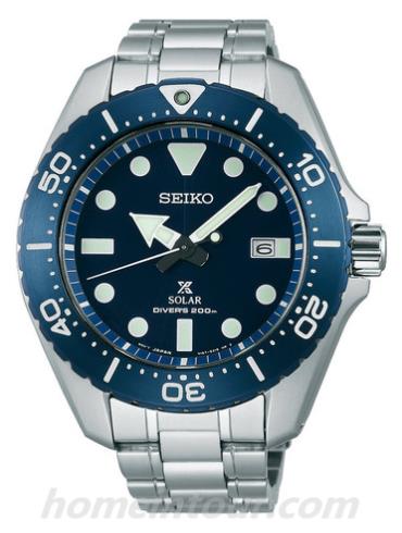 精工SBDJ011男表Prospex-银色表带/表径52.6mm x 44.1mm x 12.4mm