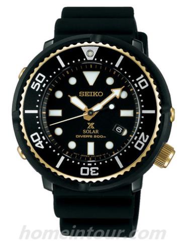 精工SBDN028男表Prospex-黑色表带/表径45.5mm x 45.9mm x 12.1mm