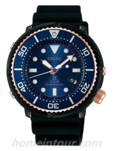 精工SBDN026男表Prospex-黑色表带/表径45.5mm x 45.9mm x 12.1mm