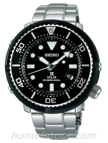 精工SBDN021男表Prospex-银色表带/表径45.5mm x 45.9mm x 12.1mm