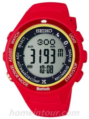 精工SBEK005男表Prospex-红色表带/表径53.8mm x 44.9mm x 12.5mm