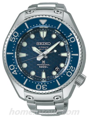 精工SBEX005男表Prospex-银色表带/表径53.3mm x 48.2mm x 19.7mm