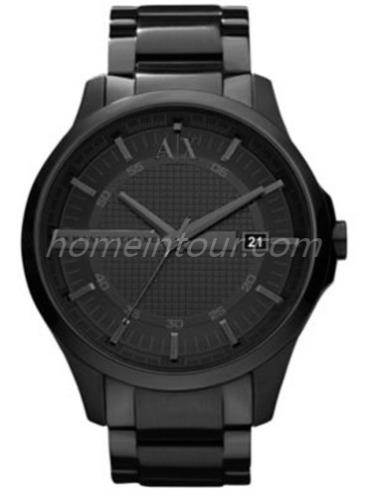 阿玛尼AX2104男表-黑色表带/表径46mm