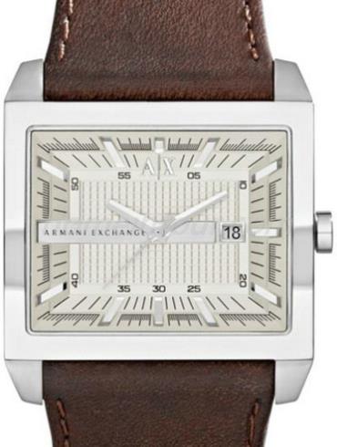 阿玛尼AX2204男表-棕色表带/表径&#8211;