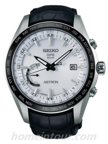 精工SBXB093男表Astron系列-黑色表带/表径55.8mm x 44.8mm x 12.4mm