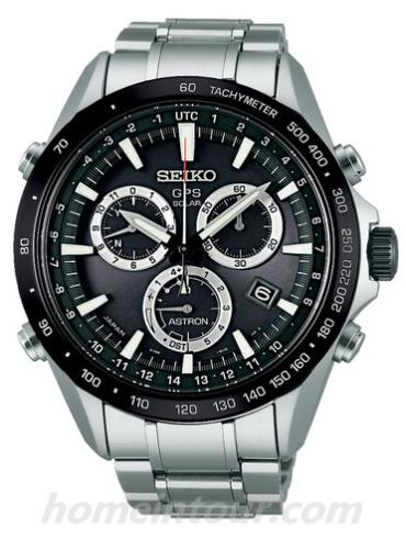 精工SBXB011男表Astron系列-银色表带/表径54.4mm x 44.6mm x 13.3mm