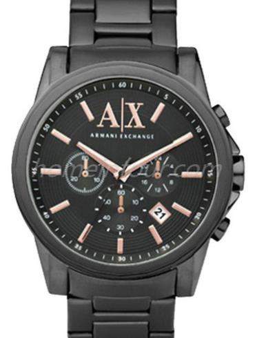 阿玛尼AX2086男表-黑色表带/表径45mm