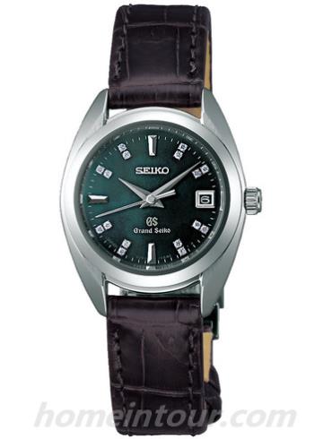 精工STGF089女表Grand Seiko系列-深紫色表带/表径32.5mm x 26mm x 9.2mm