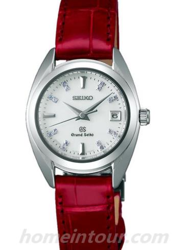 精工STGF087女表Grand Seiko系列-红色表带/表径32.5mm x 26mm x 9.2mm