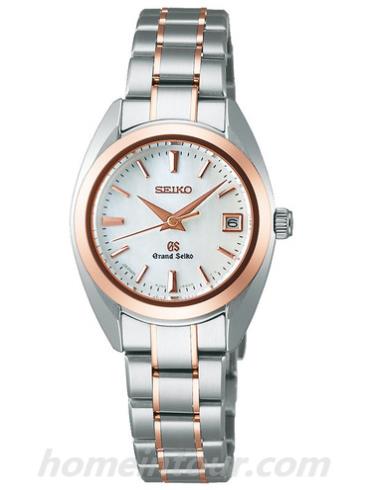 精工STGF110女表Grand Seiko系列-间金色表带/表径32.5mm x 26mm x 9.2mm
