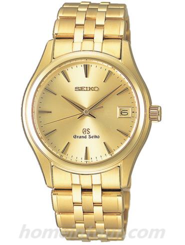 精工SBGX018男表Grand Seiko系列-黄色表带/表径41mm x 35.5mm x 11.3mm