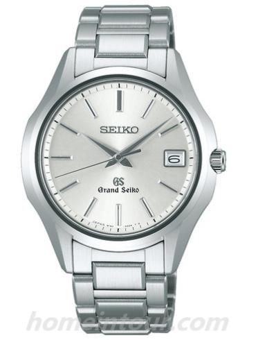 精工SBGV013男表Grand Seiko系列-银色表带/表径45.4mm x 39mm x 10.4mm