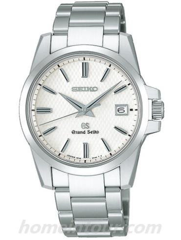 精工SBGX053男表Grand Seiko系列-银色表带/表径36.6mm