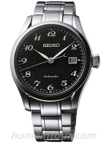 精工SPB037J1男表Presage系列-银色表带/表径40.5mm