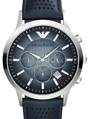 阿玛尼AR2473男表RENATO系列-蓝色表带/表径41mm