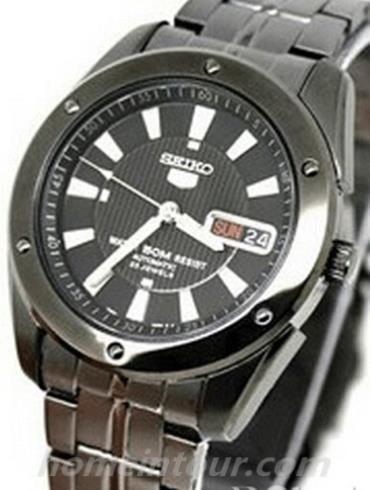 精工SNZF39J1男表Seiko 5系列-黑色表带/表径39mm