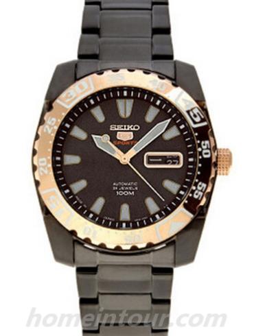 精工SRP172J1男表Seiko 5系列-黑色表带/表径40mm