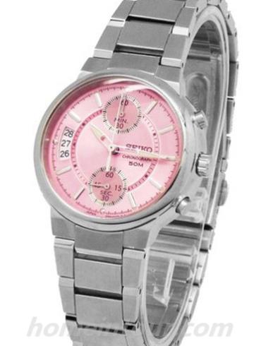 精工SNN887J1女表Chronograph系列-银色表带/表径&#8211;