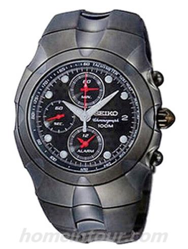精工SNA765J1男表Chronograph系列-黑色表带/表径&#8211;