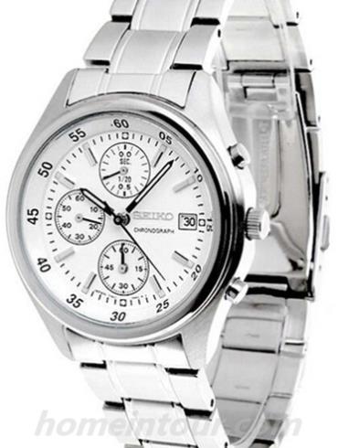 精工SNDB07J1男表Chronograph系列-银色表带/表径40mm