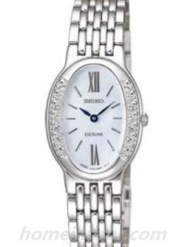 精工SWDX103J_女表Aglare Luxuries系列-银色表带/表径&#8211;