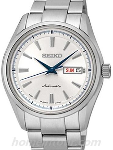 精工SRP527J1情侣表Presage系列-银色表带/表径41mm