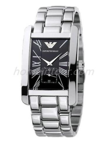 阿玛尼AR0156男表时尚情侣表系列-银色表带/表径&#8211;