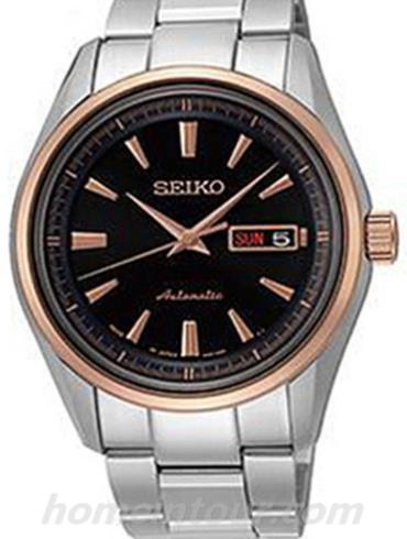 精工SRP534J1情侣表Presage系列-银色表带/表径41mm