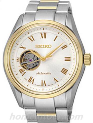 精工SSA250J1情侣表Presage系列-间金色表带/表径&#8211;