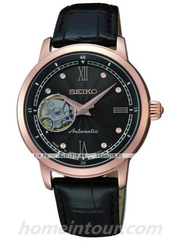 精工SSA126J1女表Presage系列-黑色表带/表径33.8mm