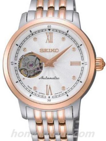 精工SSA124J1女表Presage系列-间金色表带/表径33.8mm