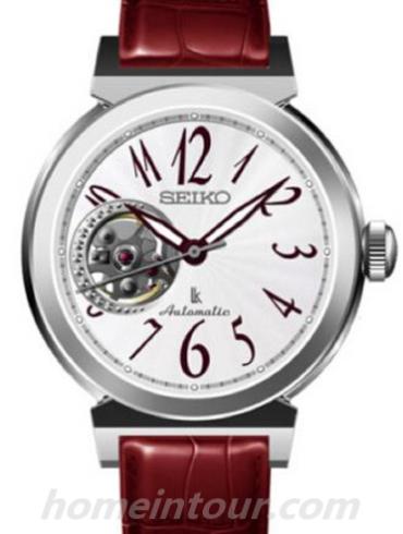 精工SSA895J1女表Lukia系列-红色 表带/表径34mm