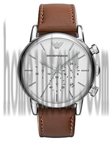 阿玛尼AR1846男表LUIGI系列-棕色表带/表径41mm