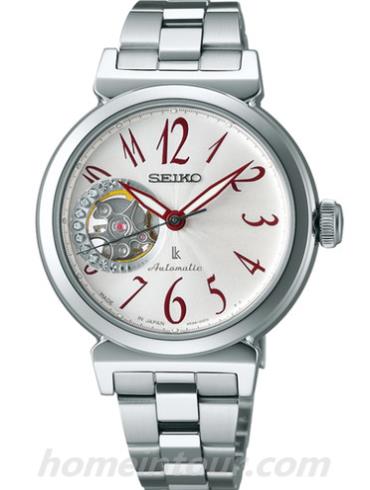 精工SSA899J1女表Lukia系列-银色表带/表径34mm