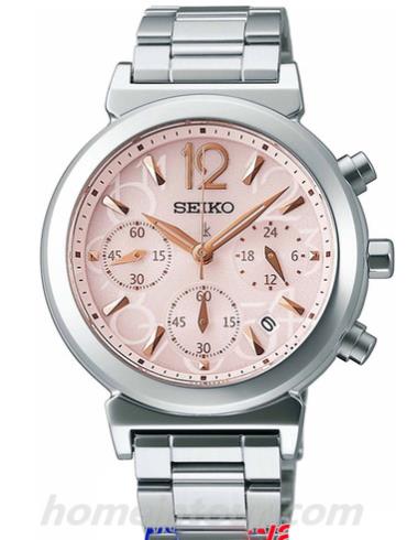 精工SSC887J1女表Lukia系列-银色表带/表径36mm