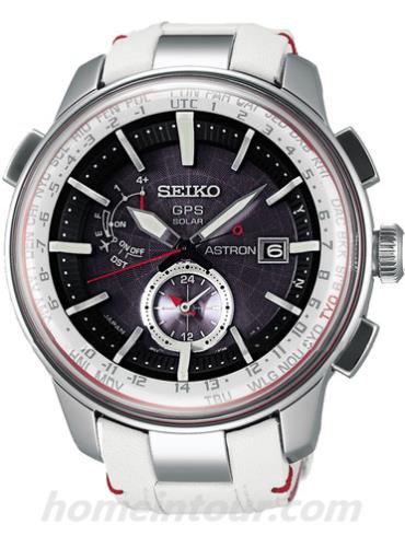 精工SBXA045J男表Astron系列-白色表带/表径47mm