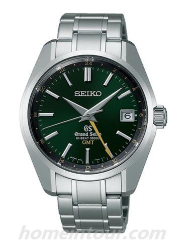 精工SBGJ005G男表Grand Seiko系列-银色表带/表径&#8211;
