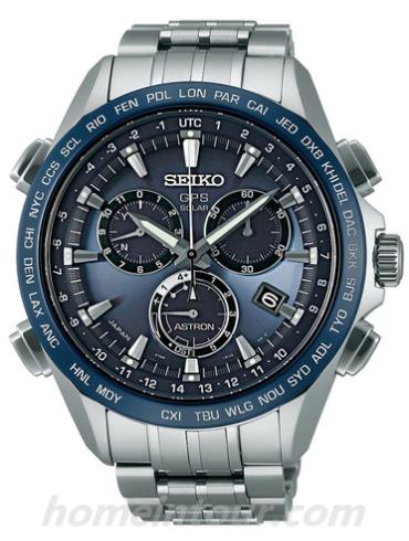 精工SSE005请选择Astron系列-银色表带/表径44.6mm