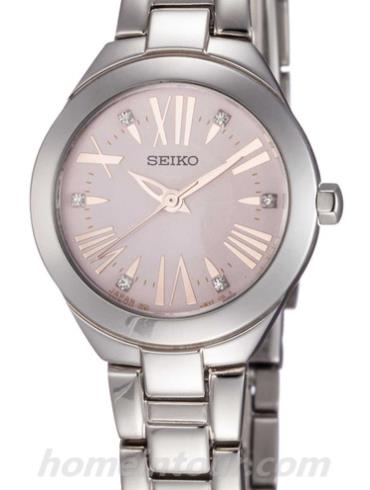 精工SXGN89J1女表Vivace系列-银色表带/表径—mm