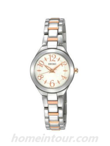 精工SXGN85J1女表Vivace系列-间金色表带/表径—mm