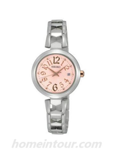 精工SXD833J1女表Vivace系列-银色表带/表径—mm