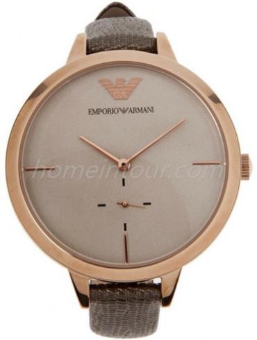 阿玛尼AR7306女表商务休闲系列-棕色表带/表径38mm