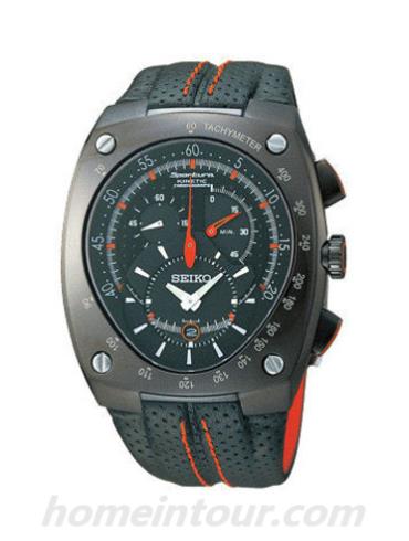 精工SNL029J2男表Sportura系列-深绿色表带/表径—mm