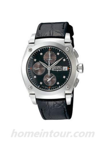 精工SND861J1女表Sportura系列-黑色表带/表径—mm