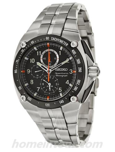 精工SNAD23J1男表Sportura系列-银色表带/表径—mm