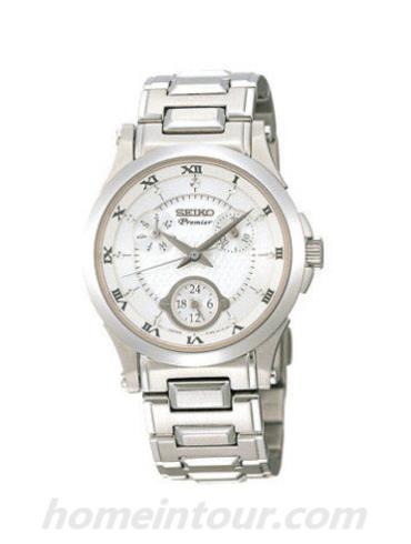 精工SUK001J1男表Premier系列-银色表带/表径—mm
