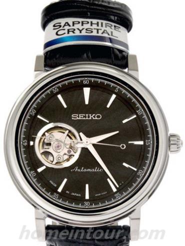 精工SSA017J1男表Presage系列-黑色表带/表径—mm