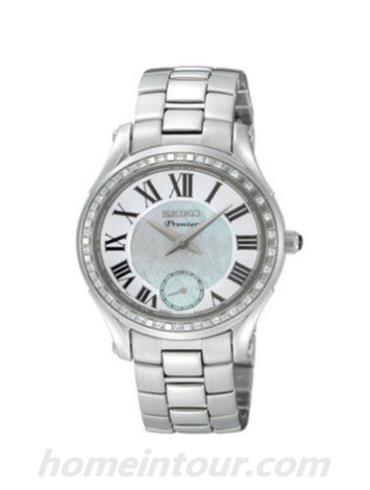 精工SRKZ93J1女表Premier系列-银色表带/表径—mm