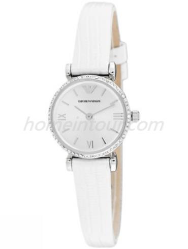 阿玛尼AR1686女表时尚女表系列-白色表带/表径22mm
