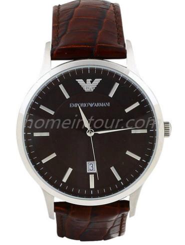 阿玛尼AR2413男表时尚男表系列-棕色表带/表径&#8211;